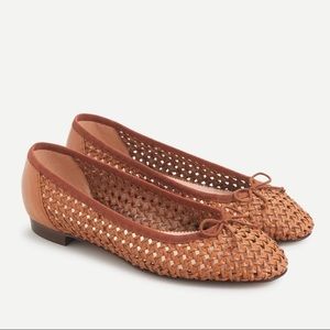 EUC J.Crew Kiki Woven Ballet Flat - size 9